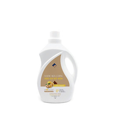 Nước Rửa Chén Hữu Cơ ECOCARE 2L Chiết Xuất Bồ Hòn Và Tinh Dầu Sả Chanh, Quế, Cam, Chanh Gừng Bảo Vệ Da Tay, An Toàn Cho Trẻ Nhỏ
