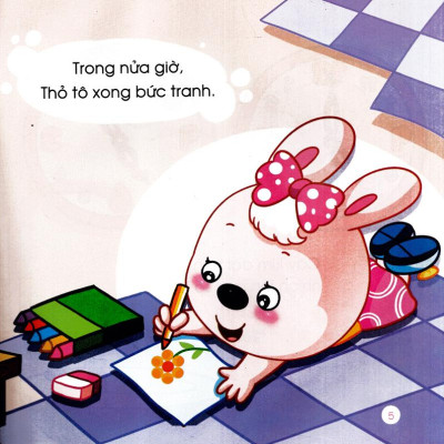 Thỏ Thông Minh Và Giờ Phút Giây -Song Ngữ Việt - Anh