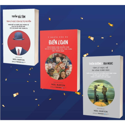 (Bộ 3 cuốn] ATARAXIA HIỂU RÕ TÂM TRÍ LÀM CHỦ CUỘC ĐỜI - Neel Burton - Giang Thảo, Hoàng Thu Anh, Đặng Gia Cát Lượng dịch - Omega Plus - NXB Dân Trí. 