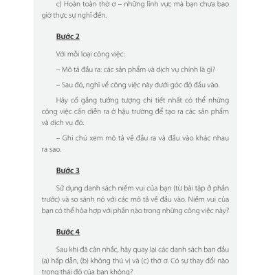 Sách - Làm Việc Mình Yêu, Yêu Việc Mình Làm