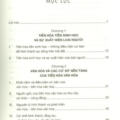 Một Góc Nhìn Về Tiến Hóa Văn Hóa