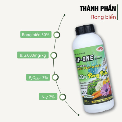 VIF-ONE - Phân bón rong biển chai 1 lít