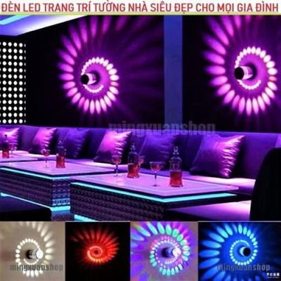 Đèn Ốp Tường Nghệ Thuật Hình Xoáy Ốc – Lựa Chọn Hoàn Hảo Cho Không Gian Sống
