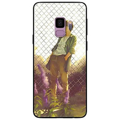 Ốp lưng in cho Samsung S9 Mẫu Boy Suy Tư