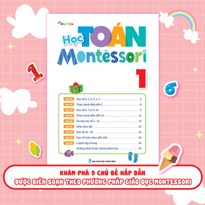 Học Toán Montessori 1 ( Phát triển trí tuệ 4+)