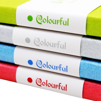 Sổ Colourful Notebook A6 - Dòng Kẻ Chấm - 120 Trang 100gsm - The Sun - Màu Hồng