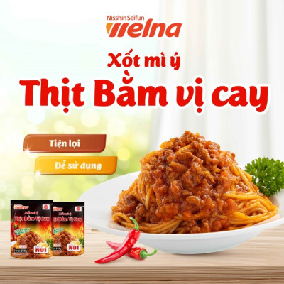 Xốt Mì Ý Nisshin Hương Vị Thịt Bằm Vị Cay -  Nisshin Seifun Welna Shop
