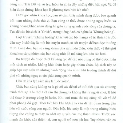 Truyện Tranh Tri Thức Khoa Học - KHỦNG HOẢNG VỀ LỐC XOÁY (Bản in màu)