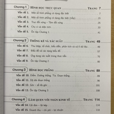Nắm chắc kiến thức và kĩ năng Toán 6 Tập 2 - Hình học - Xác suất thống kê - Toán kinh tế