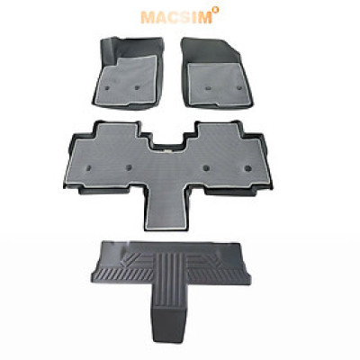 Thảm 2 lớp (sd3) dạng lưới lục giác MG G50 (ghi) bề mặt cao su siêu sạch nhãn hiệu Macsim