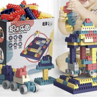Bộ Đồ Chơi Lắp Ráp 520 Chi Tiết Building Block Hộp Lớn Cho Bé