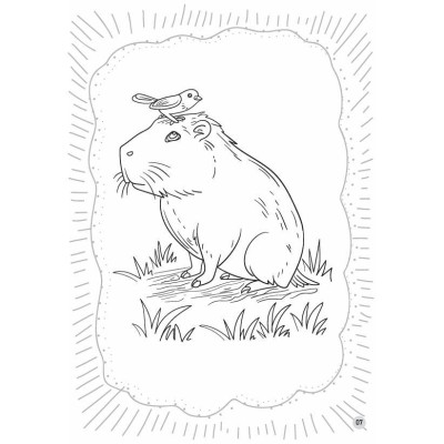 Sách - Bé Tô Màu Capybara - Bộ Trưởng Bộ Ngoại Giao - Giáng Sinh Diệu Kỳ - Tặng Kèm Sticker - Việt Thư