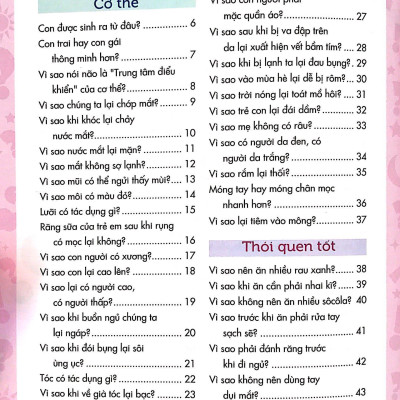 Mười Vạn Câu Hỏi Vì Sao - Cơ Thể Và Cuộc Sống (Tái Bản 2023)