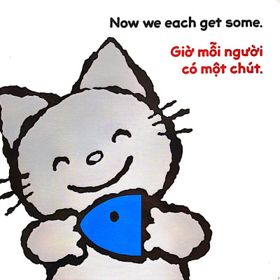 Lật Giở Song Ngữ - Chia Sẻ Nào - Bìa Cứng