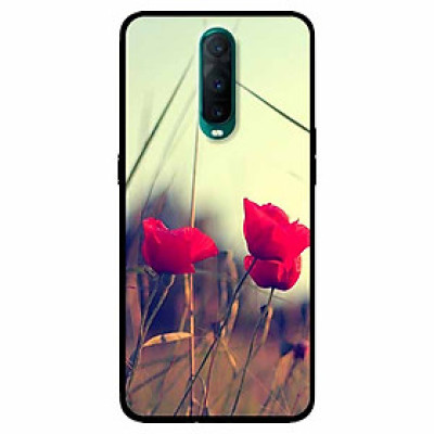 Ốp lưng dành cho Oppo R17 Pro mẫu Ba Nụ Hoa Đỏ