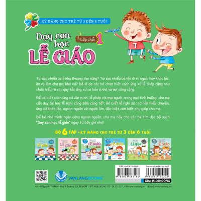 Dạy Con Học Lễ Giáo - Lớp Chồi 1 (Tái Bản)