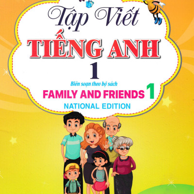 Combo Bài Tập Tiếng Anh + Tập Viết Tiếng Anh Lớp 1 (Bộ Sách Family And Friends 1 National Edition) (Bộ 2 Cuốn)  - HA