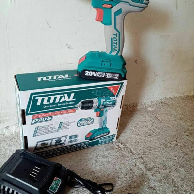 MÁY KHOAN VẶN VÍT DÙNG PIN 20V 45NM TOTAL (KÈM THEO 1 PIN 2AH, 1 SẠC) TDLI20024 - HÀNG CHÍNH HÃNG