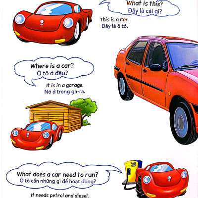 Mẹ Hỏi Bé Trả Lời - Song Ngữ Anh-Việt - Vehicles - Phương Tiện Giao Thông (Dành Cho Trẻ Từ 2-7 Tuổi)