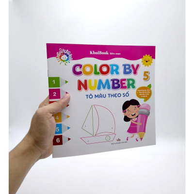 Sách - Color By Number - Tô Màu Theo Số - Tập 5 - Chính Thông Book