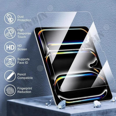 Kính cường lực trong suốt Kuzoom cho iPad Gen 11 /10 , mini 6 /7, Pro 11 , 12.9 , 13 inch M4 , Air /4/5/6 M2 M3 - Hàng chính hãng