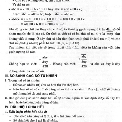 Toán - Chuyên Đề Số Và Hệ Đếm Thập Phân Lớp 4-5 (Dùng Chung Cho Các Bộ SGK Hiện Hành) _HA