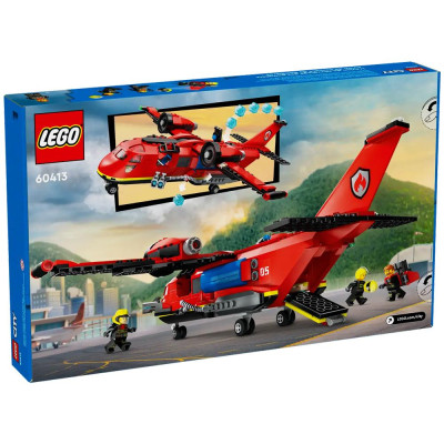 Đồ Chơi Lắp Ráp Mô Hình Máy Bay Cứu Hỏa -Fire Rescue Plane - Lego City 60413 (478 Mảnh Ghép)