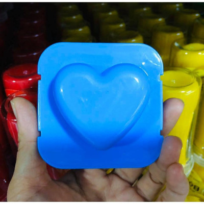 Khuôn 3D trái tim chơi bột nặn đất nặn an toàn