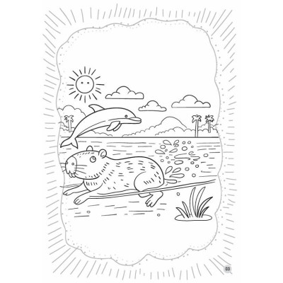Sách - Bé Tô Màu Capybara - Bộ Trưởng Bộ Ngoại Giao - Giáng Sinh Diệu Kỳ - Tặng Kèm Sticker - Việt Thư
