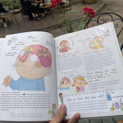 (Bìa cứng in màu) CẨM NANG VỀ SỨC KHỎE THÂN THỂ - Thierry Marx  - Crabit Kidbooks
