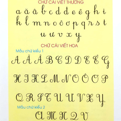 Vở Ô Ly Tập Viết - Hạ Cỡ Chữ - Theo Chuẩn Chương Trình Sách Giáo Khoa Mới