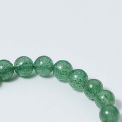 Vòng tay đá thạch anh dâu xanh phối đá xà cừ - Ngọc Quý Gemstones