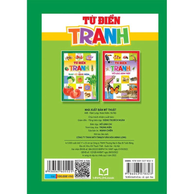 Từ Điển Tranh Về Rau -Củ - Quả - Hoa
