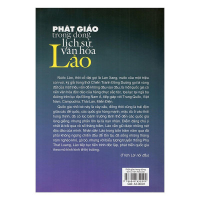 Sách - Phật Giáo Trong Dòng Lịch Sử Văn Hóa Lào - Chính Thông Book