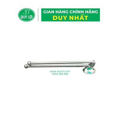 GIÁ PHƠI KHĂN XẾP INOX 2 NHÁNH - QUÀ TẶNG 10 MÓC ÁO KÉP NHỰA CAO CẤP DUY LỢI