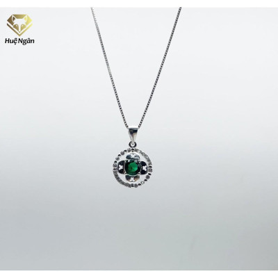 Dây chuyền bạc Ý 925 Huệ Ngân - Cỏ bốn lá may mắn YD160011
