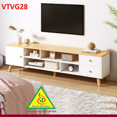 Kệ Tivi Hiện Đại cho phòng khách VTVG28 - Nội thất lắp ráp Viendong Adv
