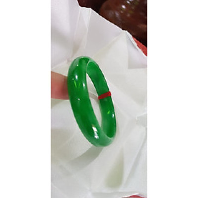 Vòng Đá cẩm thạch Bản HẸ LÝ 53mm Xanh Lý ĐậmTươi bóng đẹp Size 53mm x cao 12mm x dầy 6mmNữ 52kg - 56kg mệnh Mộc Hỏa Thủy Món Quà Ý nghĩa Anh Chị tặng chính bản thân mình, Mẹ, Vợ, người thân yêu ạ