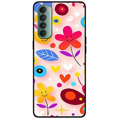Ốp lưng dành cho Oppo Reno 4 Pro mẫu Họa Tiết May Mắn