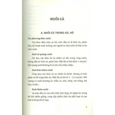 Sách - Hướng Dẫn Nuôi Cá, Ếch, Lươn - Vũ Trung - VIETNAMBOOK