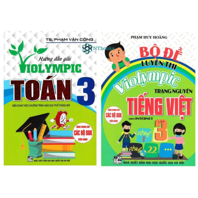 Sách - Combo Bộ Đề Luyện Thi Violympic Trạng Nguyên Tiếng Việt Trên Internet Lớp 3 + Hướng Dẫn Giải Violympic Toán 3