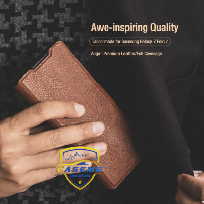 Bao Da Nillkin Aoge Leather Case Dành Cho Samsung Galaxy Z Fold7 – Sang Trọng, Siêu Bền, Bảo Vệ Toàn Diện - Hàng Chính Hãng