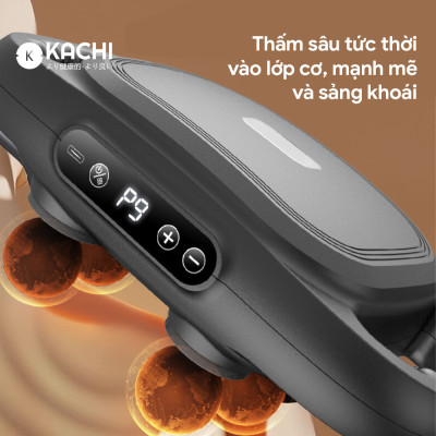 Máy Massage 6 Đầu Rung Kachi MK390 Chạy Pin - Giải Pháp Thư Giãn Tối Ưu Cho Cơ Thể - hàng chính hãng