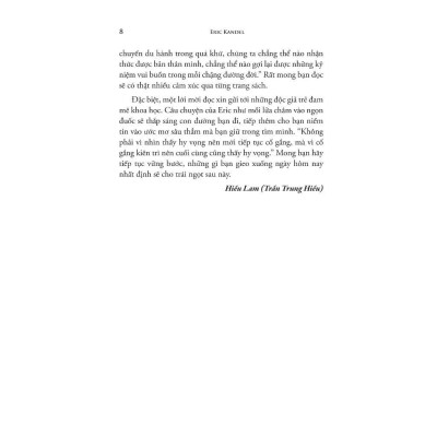 Sách - Lần Theo Dấu Ký Ức - Cuộc Cách Mạng Trong Nghành Khoa Học Tâm Trí - Eric Richard Kandel - Nobel Y Sinh Học 2000