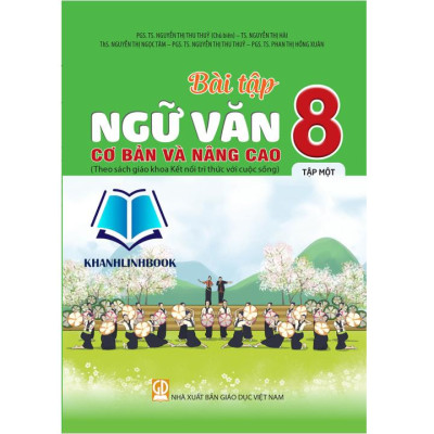Sách - Combo Bài tập ngữ văn 8 cơ bản và nâng cao - tập 1 + 2 ( kết nối )