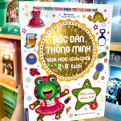 Bóc Dán Thông Minh Vừa Học Vừa Chơi 2-6 Tuổi - Khả Năng Nhận Biết