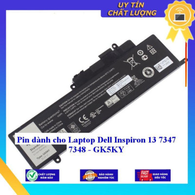 Pin dùng cho Laptop Dell Inspiron 13 7347 7348 - GK5KY - Hàng Nhập Khẩu New Seal
