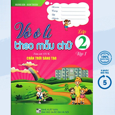 Vở Ô Li Theo Mẫu Chữ Lớp 2 - Tập 1 (Bám Sát SGK Chân Trời Sáng Tạo) HA