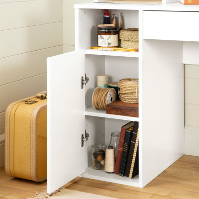 Bàn làm việc liền giá kết cấu chắc chắn SMLIFE Douchin
