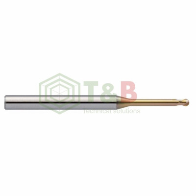 Dao Cầu Cổ Dài R0.3 x 3 x 45 L Union Tool Model HSLB2006-030,Dao phay ngón gia công sau nhiệt